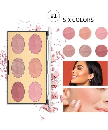 6 Palette Contouring and HigPalette Professional Facial Beauty Cosmetic Contouring and Highlight N1 - Buy Online on GoSupps.com