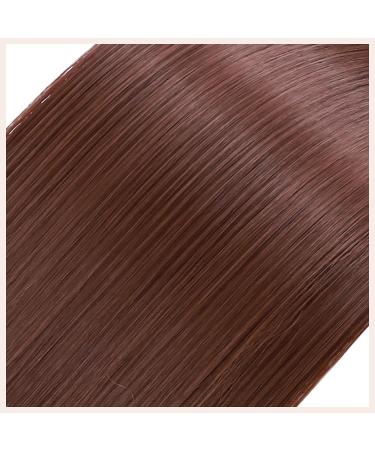 Tess Ponytail Extension - 60 cm Dark Red-Brown Braid - 90g Smooth Horse Tail Hair Extension - Buy Online on GoSupps.com