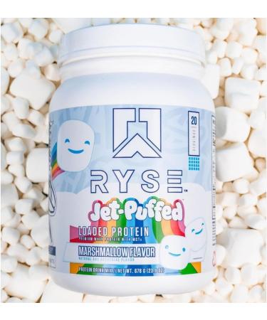 RYSE Core Series Loaded Protein - 25g Whey Protein | Build, Recover, Strength | Prebiotic Fiber, MCTs | Low Carbs & Sugar | 27 Servings - Marshmallow Flavor - Buy Online on GoSupps.com