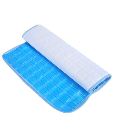Syrisora Cooling Gel Pillow Mat Soft Cushion Flexible and Foldable for Summer Ideal for Home and Beauty Salons