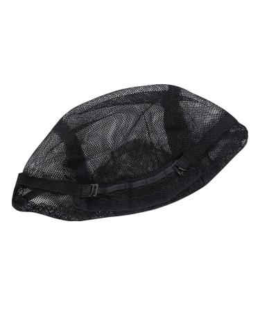 Knitted Net Black Elastic Hair Net - Breathable Adjustable Salon Hair Fixing Solution | International Shipping Available - Buy Online on GoSupps.com