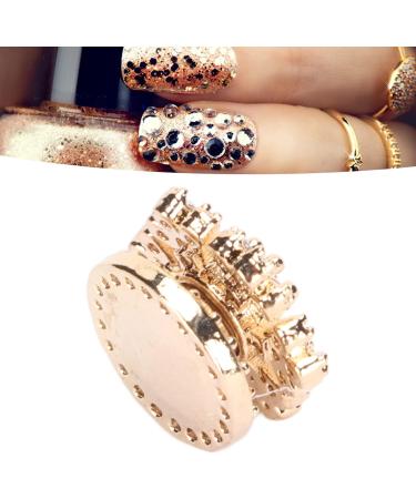 Nail Rhinestone for Nail Design Flatback Crystals Gemstones Nail Charms Jewels Decoration Rotatable Elegant Beautiful Snowflake Shape 3D Christmas Nail Art Decor for Home Salon - Buy Online on GoSupps.com