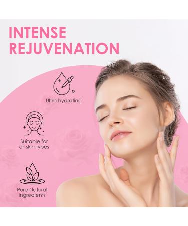 AUSLKA Facial Rose Oil Moisturizing without Greasiness Natural Rose Essential Oil with Petal Fragrance for Face Body Hand Contains Vitamin E Anti Ageing & Anti Wrinkle for Skin Care 1 FL.OZ (30ml) - Buy Online on GoSupps.com