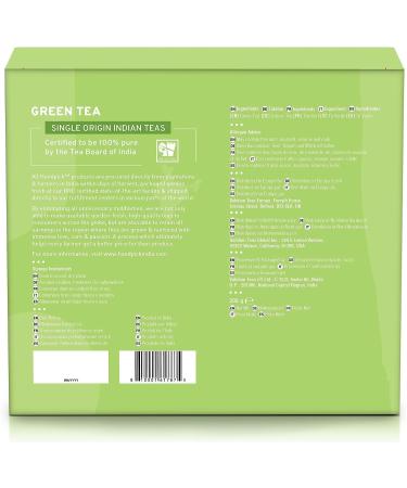 Organic Green Tea Bags - 100 Count | Gluten Free & 100% Pure | Round Bags, No Adhesive or Bleach | Hot/Cold Brew Tea | 1 Pack - Buy Online on GoSupps.com