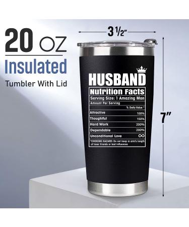 KOGIZO Gifts for Husband from Wife - Men Gifts  Husband Gifts from Wife - Him  Men. Husband Birthday Gifts - Anniversary  Birthday Gifts for Husband  Him  Funny Gifts for Him  Tumbler 20Oz - Buy Online on GoSupps.com