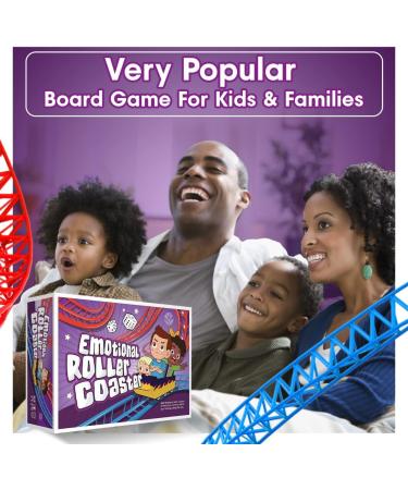 Emotional Rollercoaster: Anger Management Board Game for Kids & Families | Therapy Learning Resources | Anger Control Card Game - Ages 4-12 - Buy Online on GoSupps.com