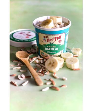 Bob's Red Mill Organic Gluten Free Oatmeal Cup - Classic 1.8 oz (Pack of 12) - Buy Online on GoSupps.com
