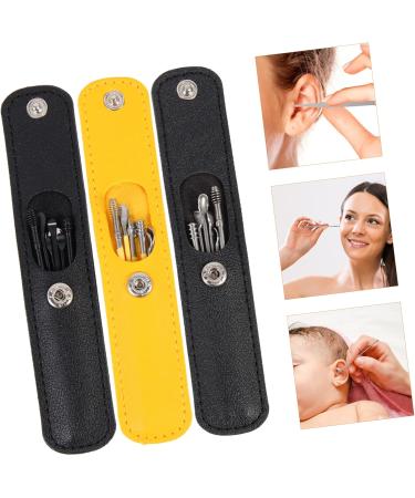 DOITOOL 15 Sets Tool Care Personal Case Pu Scoop of Clean Earpick Spiral Pick Spoon for Picking Inner Ear Outdoor Adults Removal with Earwax Household Tools Remover Picker Curette Color Assorted Colorx5pcs 9.2X0.5X0.5CMx5pcs - Buy Online on GoSupps.com