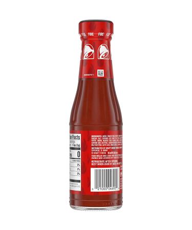 Taco Bell Fire Sauce Glass Bottle 7.5 OZ 3-Pack - Spicy Tomato Flavor - 22.5 Ounces Total - Buy Online on GoSupps.com