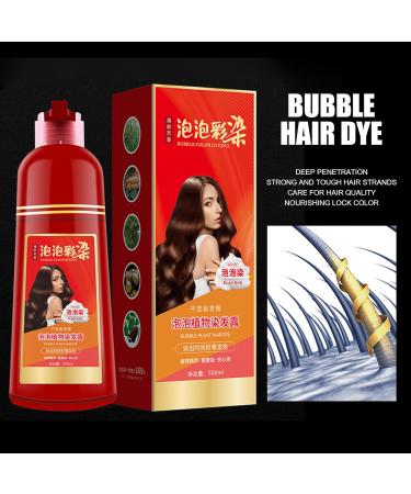  Holdes Color Shampoo for Women 500ml Long Lasting Color Shampoo Skin Friendly Instant Plant Bubble Natural Hair Dye Shampoo Holdes - Buy Online on GoSupps.com