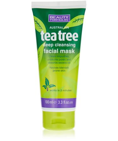 Beauty Formulas Australian Tea Tree Deep Cleansing Facial Mask