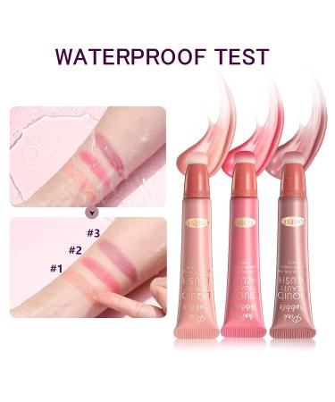 Matte Cream Blush Stick with Cushion Applicator - Peach Pink | Long-Lasting Dewy Finish | Natural Cheek Tint - Lightweight & Blendable - Buy Online on GoSupps.com