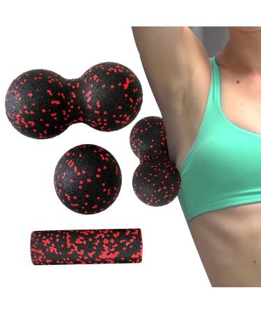 Fascia ball set yiyifor peanut massage ball fascia ball set set of self -massage ball massage ball fascia ball trigger point treatment for spine back neck massage ball set medium -hard