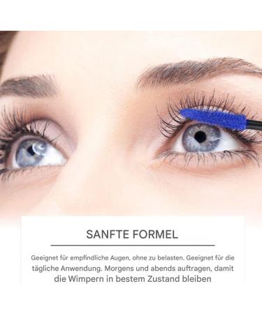 Mascara volumizant | Mascara longue dur e | Volumisant allongeant l che imperm able maquillage pour mariage f te sortie de nuit Halloween bal double t te bleu - Buy Online on GoSupps.com