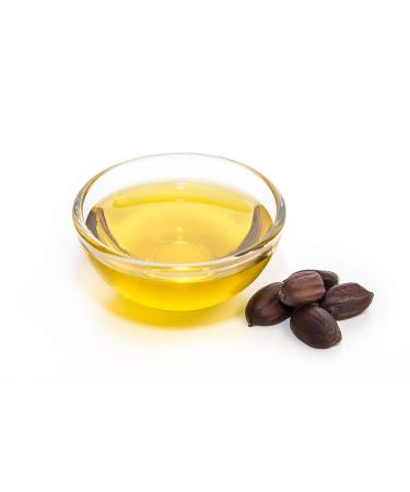 Organic Jojoba Oil - 1 Liter Cold Pressed Pharmaceutical Quality with Dosing Pump | International Shipping Available - Buy Online on GoSupps.com