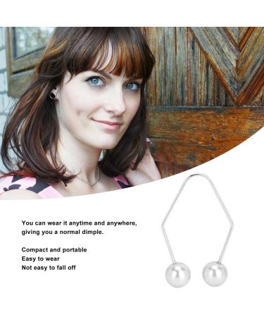 Facial Dimple Maker - 2 Pair Dimple Trainer Balls for Beautiful Cheeks & Smiles - Create Dimples (White) | International Shipping - Buy Online on GoSupps.com