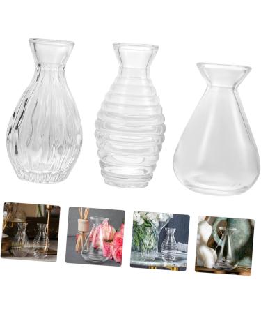 STOBAZA 3pcs Wide Mouth Aromatherapy Bottles - Essential Oil Diffuser Set for Fragrance Release | Mini Perfumes & Practical Aroma Diffuser Glass Bottles - International Shipping Available - Buy Online on GoSupps.com