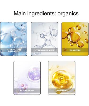 Fyearfly Melting collagen film 20 pieces cheek collagen films longlasting hydration soluble collagen films skin firming pure collagen films for reducing wrinkles - Buy Online on GoSupps.com