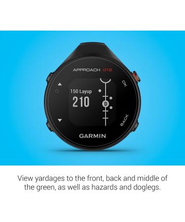 Garmin Approach G12 Clip-on Golf GPS Rangefinder - 42k+ Preloaded Courses - Buy Online on GoSupps.com