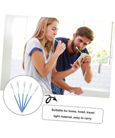 Gatuida 150 Pcs Disposable Toothbrush - 2 in 1 Handle Travel Plastic | Eco-Friendly & Convenient - Buy Online on GoSupps.com