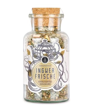 Ankerkraut ginger fresh herbal tea ginger and lemongrass herbal tea 80g in a cork glass 80g cork glass - Buy Online on GoSupps.com