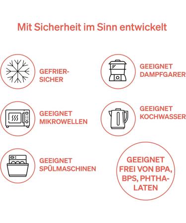 Lovenoobs Baby Food Storage - 100% Silicone Freezing Container for Baby Porridge & Ice Cream Shapes - Red - Buy Online on GoSupps.com