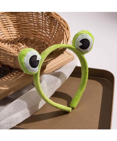 Buy Ixkbiced Cute Frog Eyes Face Wash Makeup Headband - Plush Elastic Hair Hoop for Comfortable Skincare | International Shipping Available - Buy Online on GoSupps.com