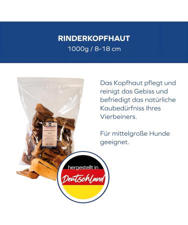 Schwenner Short Beef's Head Dog Snacks - Dried Pet Food for Dental Care | 1000g (1 Pack) | International Shipping - Buy Online on GoSupps.com