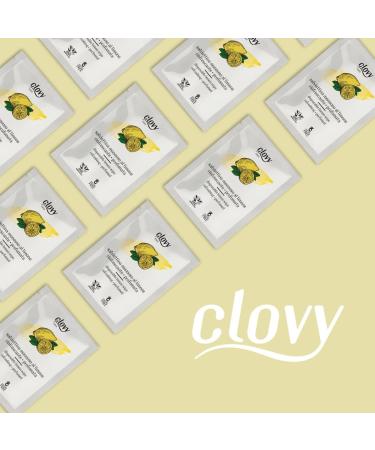  CLOVY Care. 1000 Lemon Scented Refreshing Disposable Wipes Dipped with Natural Ingredient Solution Nickel Free - Buy Online on GoSupps.com