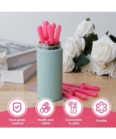 PTMTFYL 20 Pcs Bachelorette Party Straws Hen Party Straws Naughty Drinking Straws Funny Hen Drinking Straws Crazy Party Straws Bride Party Straws Party Favors (Rose Red) - Buy Online on GoSupps.com