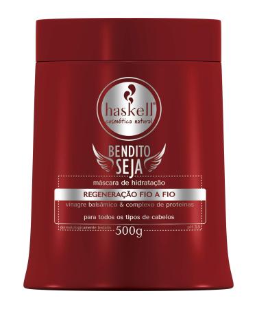Haskell - Linha Bendito Seja - Mascara Regeneracao Fio a Fio 500 Gr - (Blessed Be Collection - Hair Regeneration Mask Net 17.63 Oz)