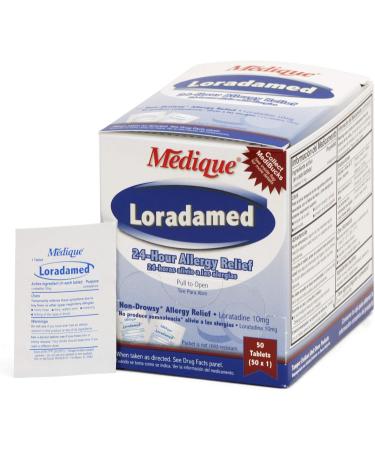 Medique 20350 Loradamed 50 Tablets & Advil Pain Reliever - 100 Tablets, Ibuprofen 200mg for Pain Relief - Buy Online on GoSupps.com