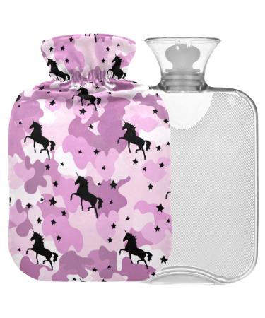 NAANLE CAMO Horse Heat bottle MISSED Transparent Bag Warm Water bottle 1l hot water bottle for bed Handfoot Warmer pain relief warmth and cold therapy