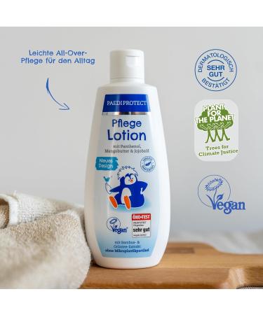 PAEDIPROTECT Posle Lotion for Babies & Children 200ml - Vegan Moisture Care with Panthenol Jojoba Oil & Mango Butter for Sensitive Skin - Buy Online on GoSupps.com