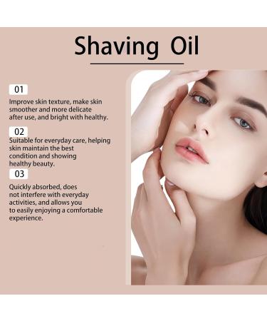  homomdy Dermaplaning Moisturizing Shaving Oil for the Face Soothing Essential Oil for Hair Removal with Vitamin E Reduces Hair Growth and Dryness Deeply Moisturizes and Soothes (3 pcs) - Buy Online on GoSupps.com