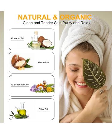 Organic & Natural Bath Bombs 12 Pcs Vegan Gift Set | Scented Effervescent Balls with Plant Essential Oils | Moisturizing Dry Skin | Perfect Gift for Women & Kids | Christmas - Buy Online on GoSupps.com