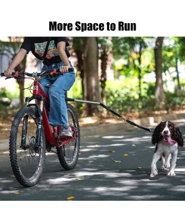 Buy Adjustable Bicycle Dog Leash - Safe Cycling Leash for Dogs Recordable Practice Line & Bike Bracket - Buy Online on GoSupps.com
