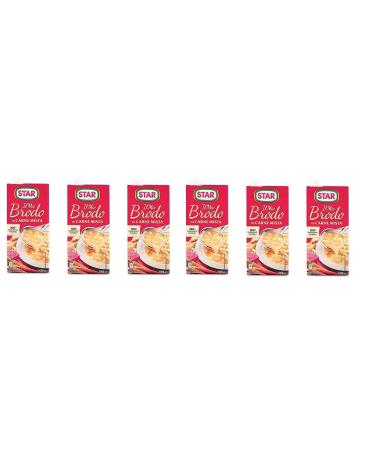 Star Star Brodo Carne Mista Pack of 6 Mixed Liquid Meat Stocks 1 L