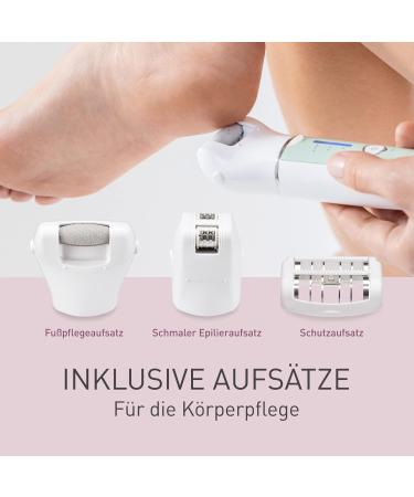 Panasonic ES-EY70-G503 4-in-1 Wet/Dry Epilator | Dual Disc 60 Tweezers 90 Swiveling Head LED Light Wireless Hair Remover & Foot Care Tool - Buy Online on GoSupps.com