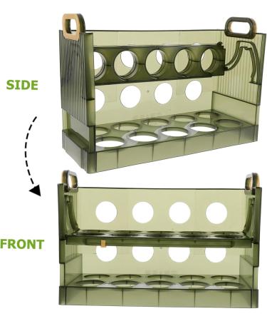 PRETYZOOM Egg Holder Egg Storage Box Plastic Drawers Plastic Eggs Egg Organizer for Refrigerator High Capacity Clamshell 1 - Buy Online on GoSupps.com
