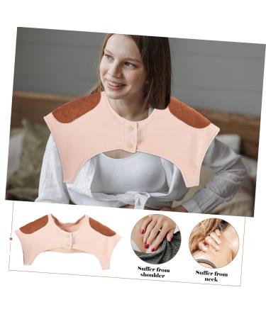FRCOLOR Warm Vest & Shoulder Brace for Elderly - Breathable Washable Neck Heat Pad - Comfortable Support for Winter - Assorted Colors - Buy Online on GoSupps.com
