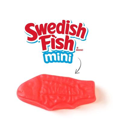 Swedish Fish Mini Soft & Chewy Halloween Candy - 24 Count (Pack of 6) Mixed-Fruit Assortment - Buy Online on GoSupps.com