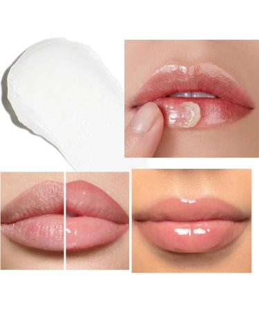Hydrating Lip Balm lip Balms Natural Glossy Finish long Lasting Moisturizing Lip Care Balm Repairing Lip Lines And Prevents Dry Cracked Lip Care Gift For Girls Women (01# Colourless) - Buy Online on GoSupps.com