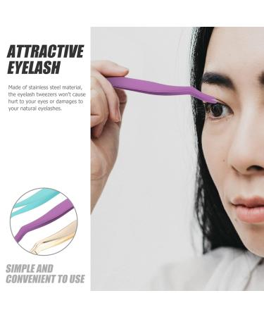 Solustre 3-in-1 Eyelash Case & Tweezers Set | False Eyelash Remover & Applicator | Stainless Steel Eyelash Extension Tools for Perfect Eyebrows - Buy Online on GoSupps.com