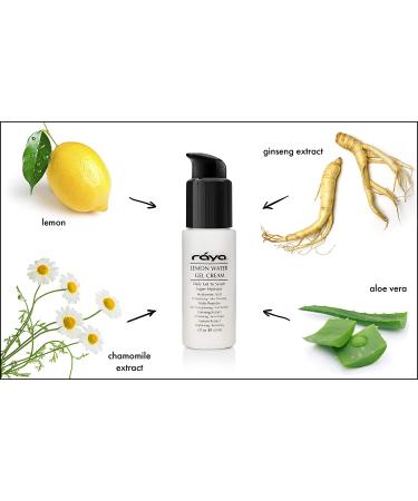 RAYA Lemon Water Gel Cream (308) | Moisturizing Anti-Aging Cream for Non-Problem Skin | Firms Skin, Reduces Wrinkles, and Improves Complexion - Buy Online on GoSupps.com