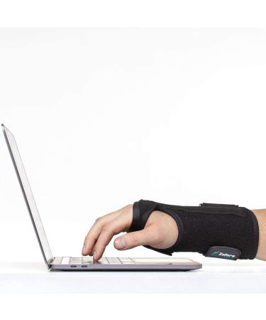 Carpal Tunnel Wrist Brace Support with Metal Splint - Relieves Pain & Supports Recovery - Right Hand, S/M Size - Buy Online on GoSupps.com