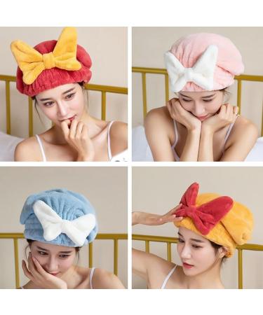 Super Absorbent Microfiber Hair Towel Wrap - Fast Drying & Ultra Soft for All Hair Types - 2PCS - Buy Online on GoSupps.com
