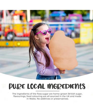 Baking Beauty and Beyond Toffee Flavour Premium Floss Sugar for Cotton Candy - 800g Bulk Flossing Sugar with Natural Ingredients | Perfect for Every Occasion - Buy Online on GoSupps.com