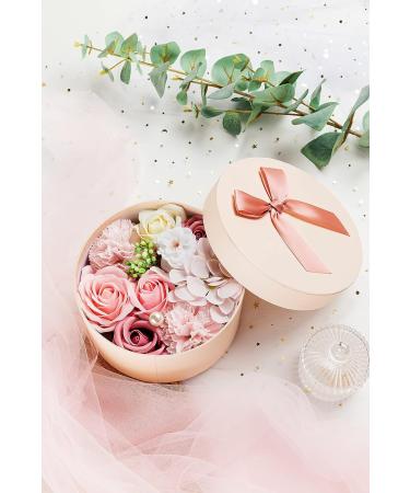 Flora Scented Luxury Bath Soap - Rose/Carnation Flowers with Plant Essential Oil in Gift Box | Perfect Gift for Birthday, Valentine's Day, Mother's Day, Teachers' Day, Christmas - Buy Online on GoSupps.com