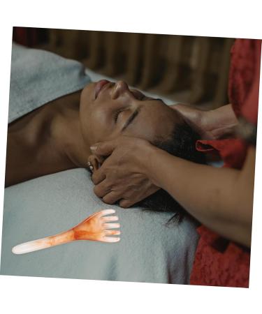 Plafope 2-Piece Scalp Massager Comb Set | Gua Sha Scalp Comb & Head Massage Tool | Wide Tooth Hair Scraper - Pink 16.50x5.00cm - Buy Online on GoSupps.com